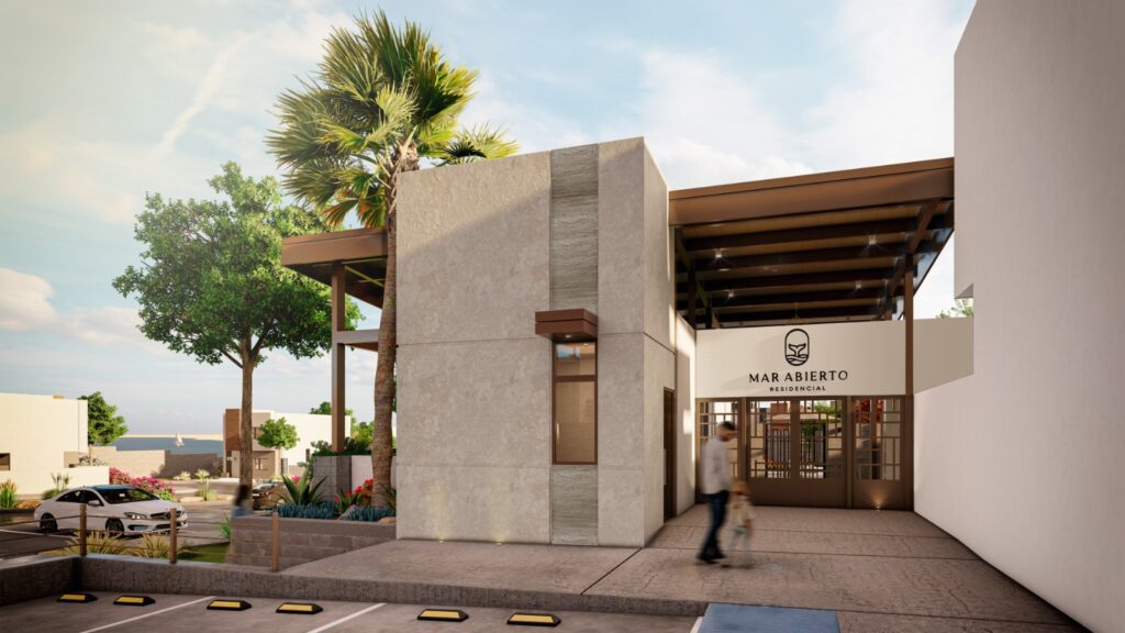 Avances de la Casa Club en Mar Abierto con vista al océano en Playas de Tijuana durante primavera.